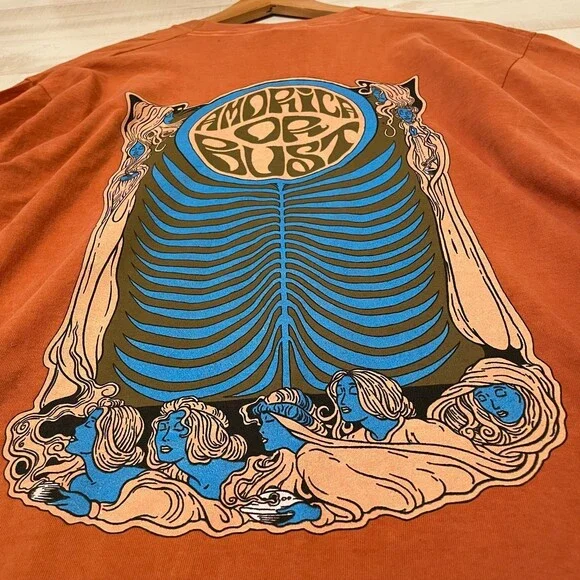 Vintage NWT Black Crows Amorica Or Bust 1994 Deadstock Shirt Mens L RARE